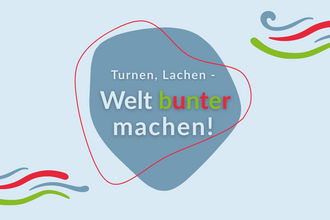 Grafik mit Motto des Landeskinderturnfests.